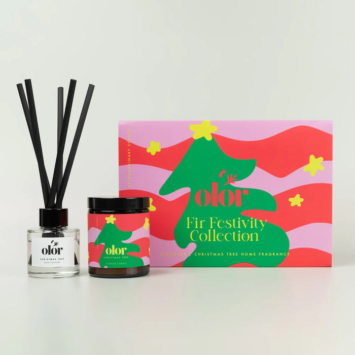 Christmas candle + diffuser gift box